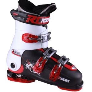 Kids Ski Boots - Black, Red, and White